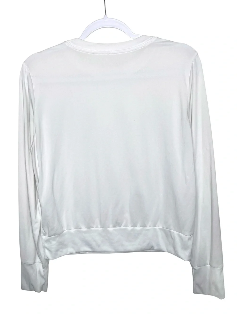Vuori Daydream Performance Crew Long Sleeve Top White Medium